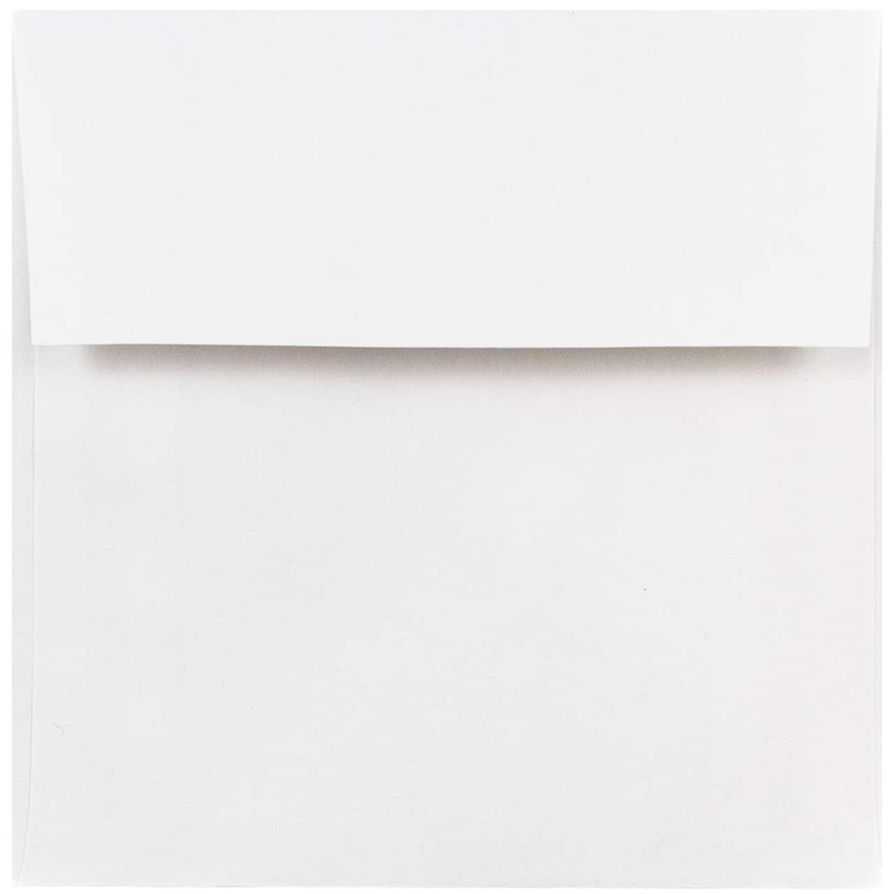 JAM Paper White Square Invitation Envelopes, 25ct.